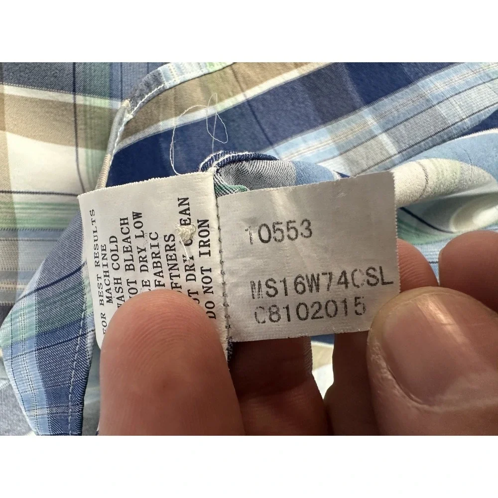 Peter Millar Shirt Large‎ Blue Colorful Sport Performance Quiet Luxury Office
